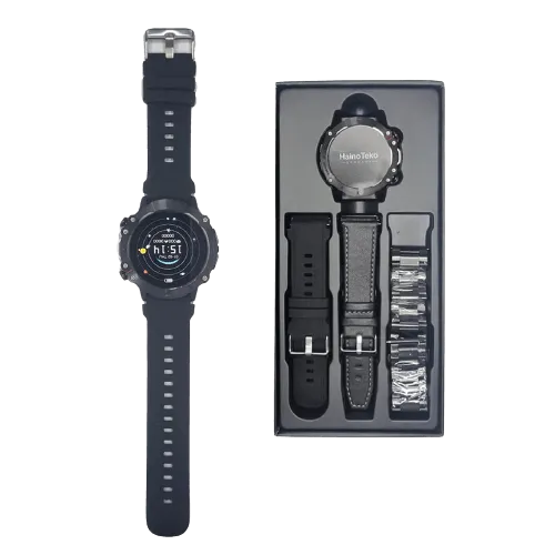 Haino Teko Smart watch With 3 Pair Strap RW35
